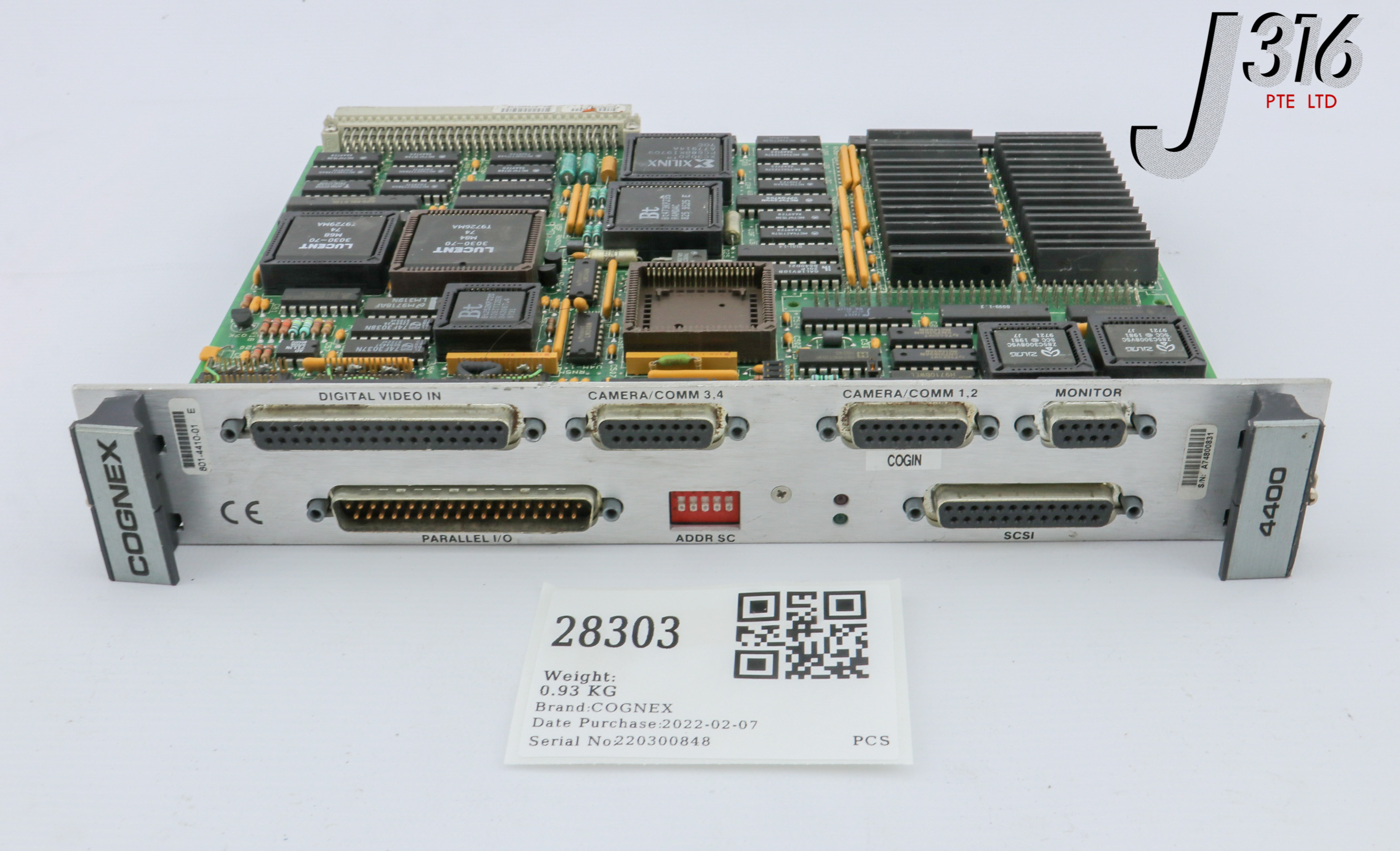 H・T 28303 COGNEX PCB, CTLR BD, VM13B 203-0024-REV C1 (PARTS) 801-4410